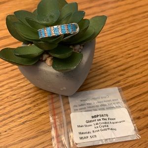 Bomb Party March Birthstone Ring - Size 8